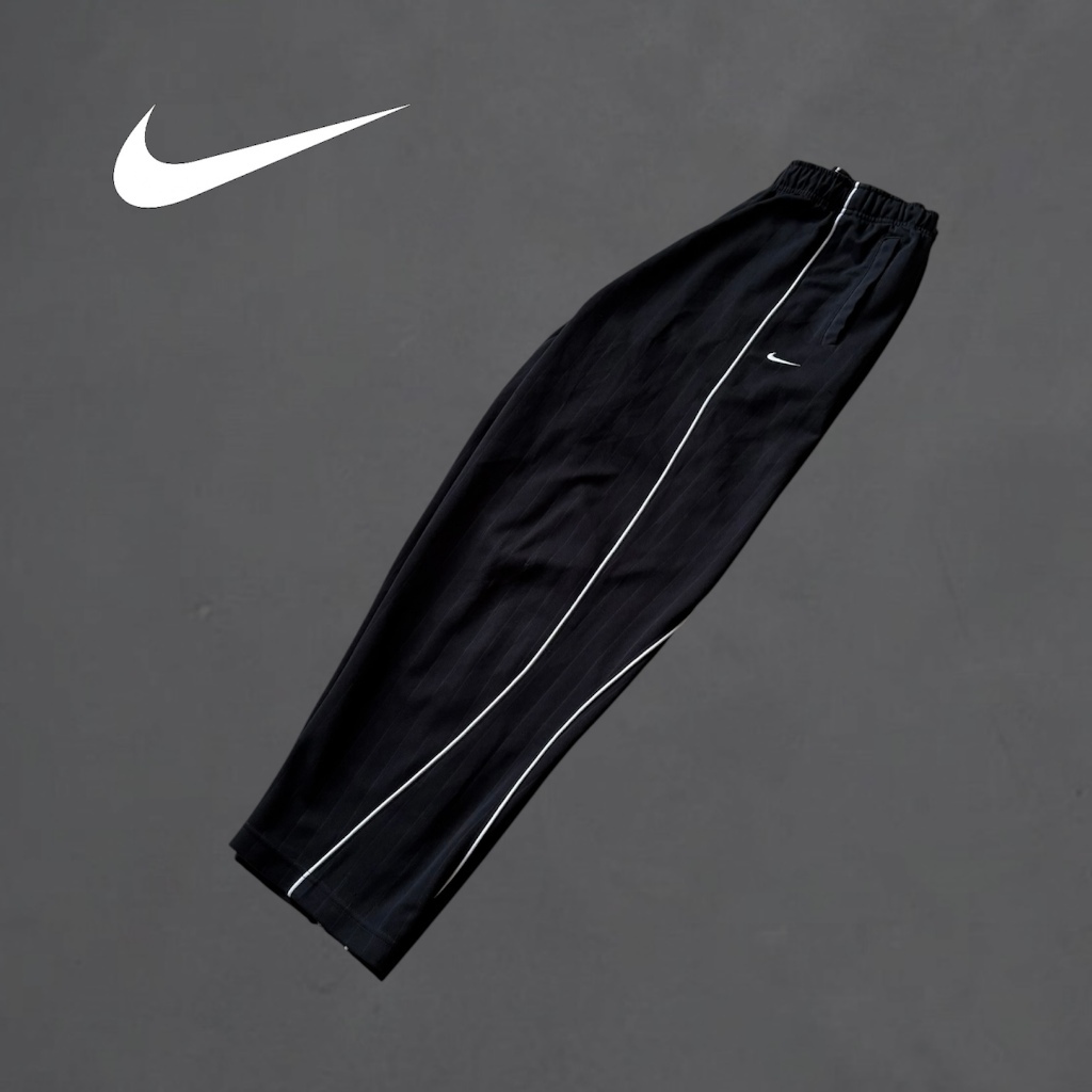 กางเกงขายาว Nike Soccer Track Pants 00s 90s Y2K กางเกงวอร์ม ไนกี้ มีซิปปลายขา