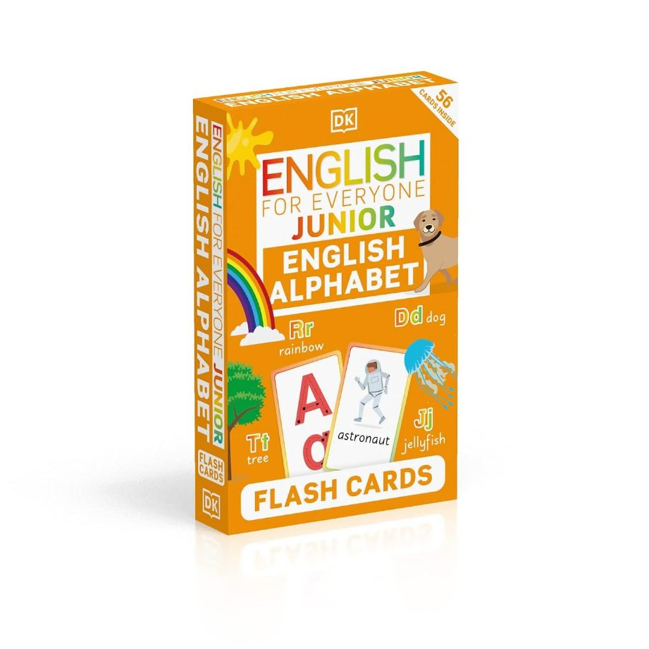 DKTODAY หนังสือ ENGLISH FOR EVERYONE JUNIOR ENGLISH ALPHABET FLASH CARDS (DORLING KINDERSLEY)