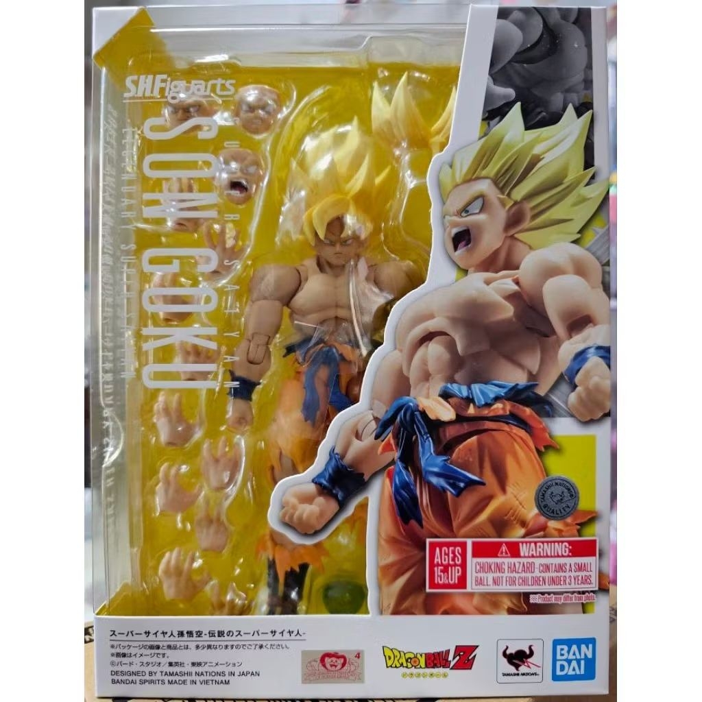 [พร้อมส่ง/มือ 1] S.H.Figuarts SUPER SAIYAN SON GOKU -LEGENDARY SUPER SAIYAN- 4573102650436