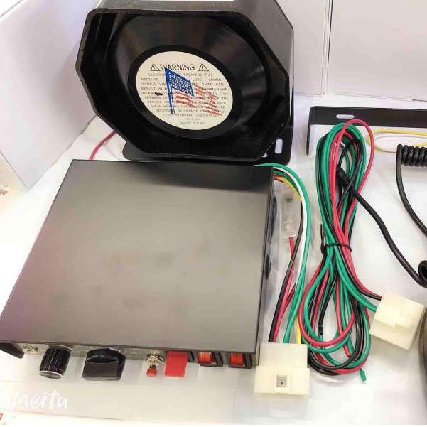 ครบชุด กล่องเสียง CJB พร้อมลำโพง X5 200W siren ดังสนั่น ไซเรน กู้ภัย 12V