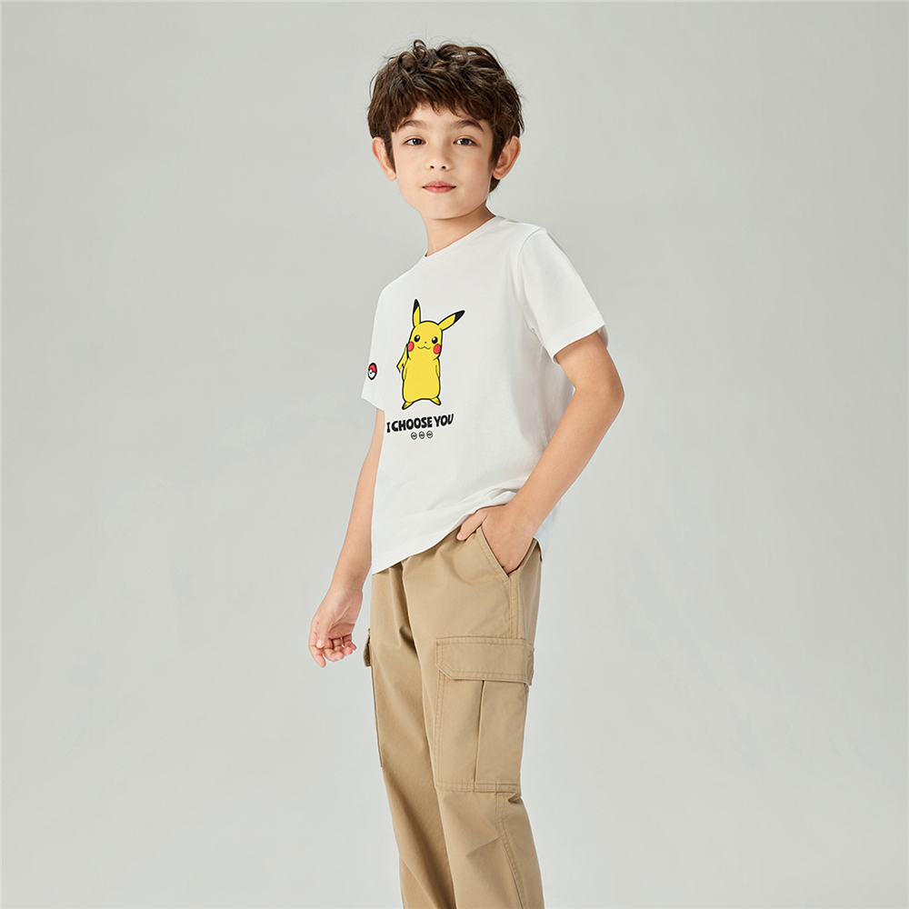 GIORDANO تيشيرت أطفال سورونا مطبوع Pokémon — صورة 2