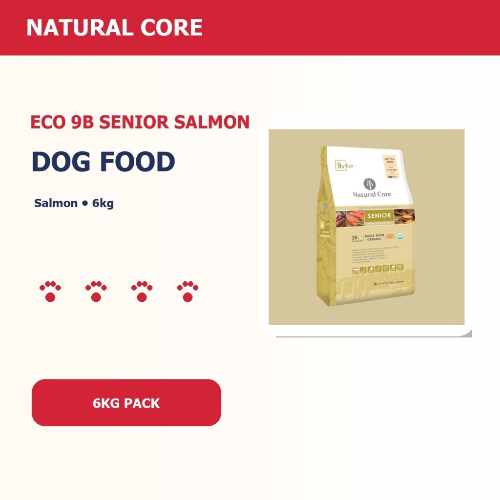 Natural Core Eco 9B Senior Salmon Dog Food 6kg