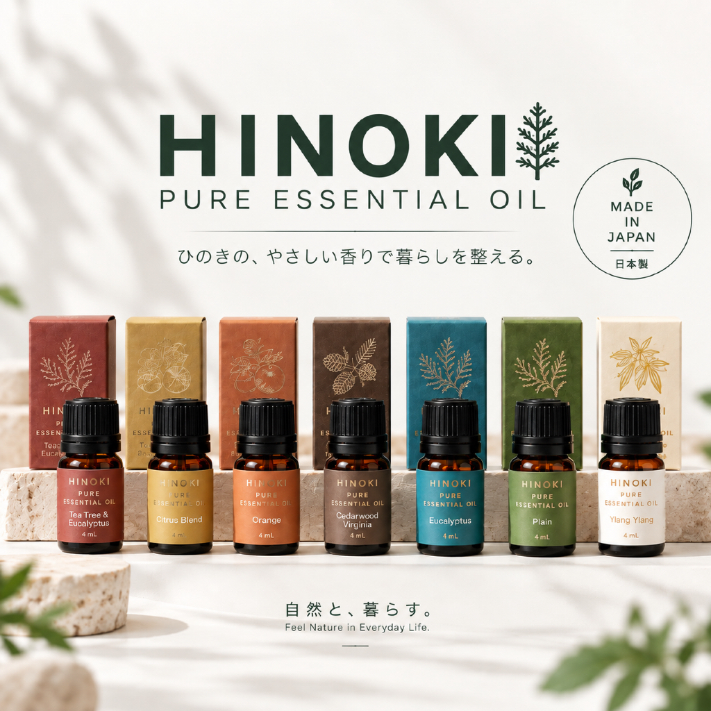 HINOKI PURE ESSENTIAL OIL Plain Fragrance น้ำมันหอม ฮิโนกิ 100% น้ำมันหอมระเหย ของแท้ ไม่แต่งกลิ่น