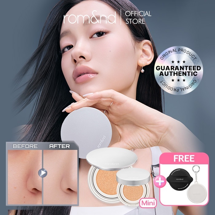 [rom&nd official] rom&nd UFO COVER CUSHION (7colors) 15g | Cushion Foundation, Long-Lasting, Pore Co