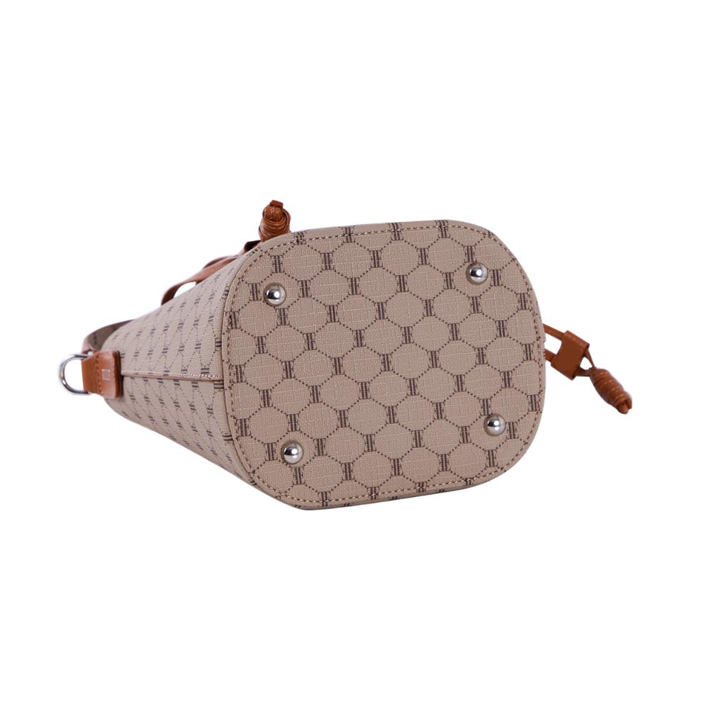 ELLE حقيبة دلو MONOGRAM جلد طبيعي WEHH108 — صورة 6