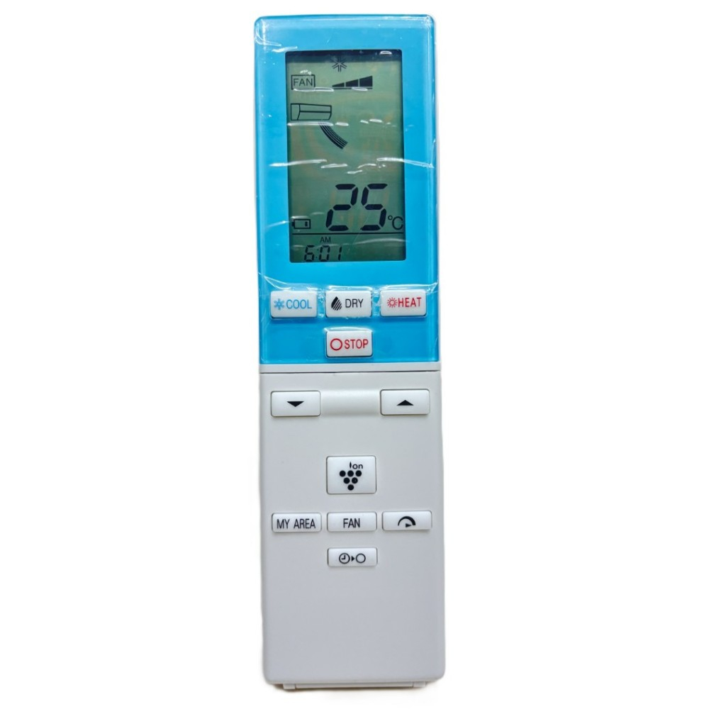 รีโมทแอร์ ชาร์ป Sharp รุ่น ECO Inverter (ใช้แทนได้ทุกรุ่นที่รูปทรงรีโมทเหมือนกัน ปุ่มคำสั่งฟังก์ชั่นมากกว่าและน้อยกว่า)
