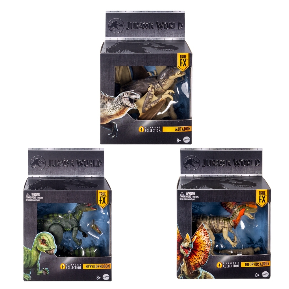 Jurassic World مجسم Hammond Collection إنسان أم ديناصور