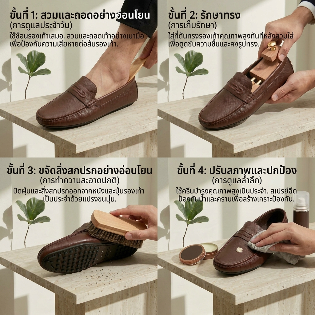Heavy Shoes حذاء جلد رجالي Roving Fox ‏FC2013 — بني — صورة 8