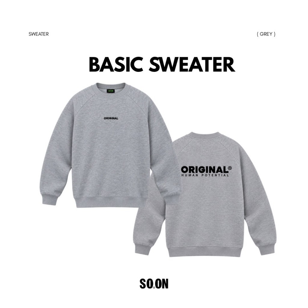 SO.ON : Original ✦ Sweater รวมเสื้อสเวตเตอร์ แขนยาว เบสิก ทรงสวย — صورة 2