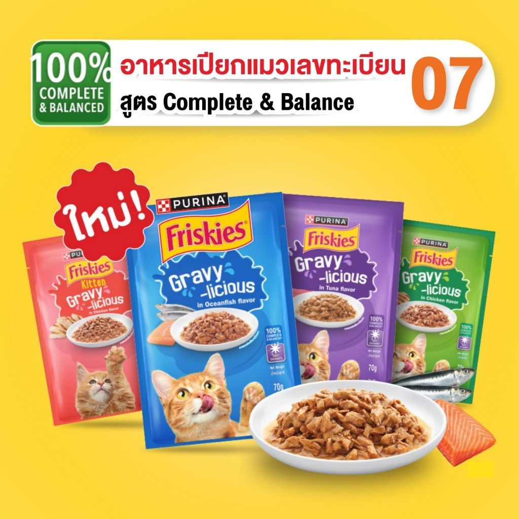 PURINA FRISKIES طعام رطب للقطط بالمرق 70 غ (24 كيس) — صورة 4