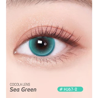 【Buy 5 Get 1 Free】COCOLA Green คอนแทคเลนส์ Color Contact Lens สีกรีน/เบบี้บลู 6เดือน | DIA 14.0-14.5mm ,HJ67-2