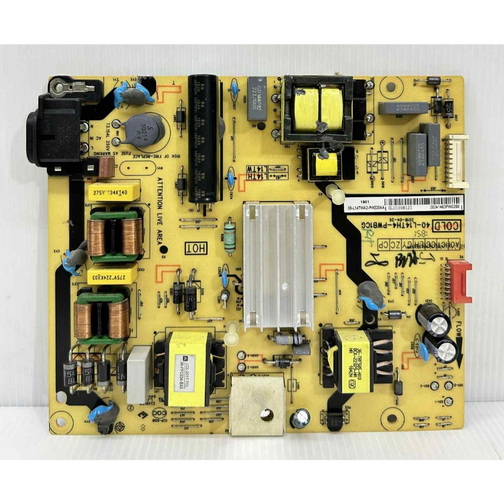 ซัพพลาย TCL รุ่น LED50P62US / LED55P62US / LED55P2US พาร์ท 40-L14TH4-PWB1CG ของแท้ถอด มือ2 เทสไห้แล้