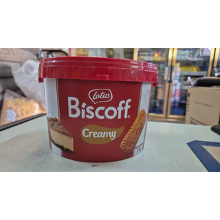 Lotus Biscoff Spread สเปรดรสคาราเมล เนื้อเนียนละเอียด ถังใหญ่ 3 กิโลกรัม สินค้าจากเบลเยียม BBF.27/04/26