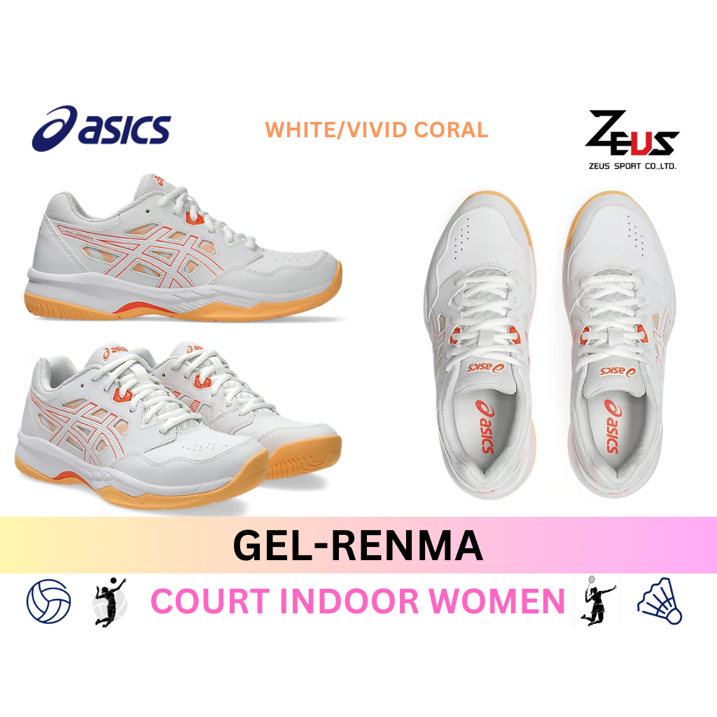 ASICS รองเท้ากีฬา แบดมินตัน วอลเลย์บอล สำหรับผู้หญิง [COURT INDOOR WOMEN] Non Marking สามารถเข้าได้ทุกสนาม