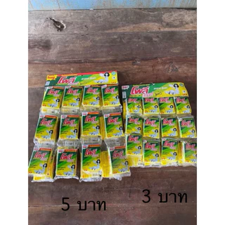 ฟองน้ำติดสก๊อตไบร์ 3 บาท และ 5 บาท 1 แผง 24 ชิ้น