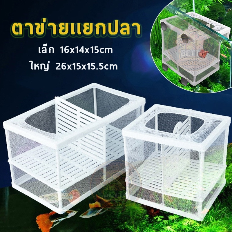 ส่งเร็ว ตาข่ายเเยกปลา กล่องแยกเพาะพันธุ์ปลา เพาะพันธุ์ปลา กุ้ง สัตว์น้ำขนาดเล็ก ปลาคลอดลูก