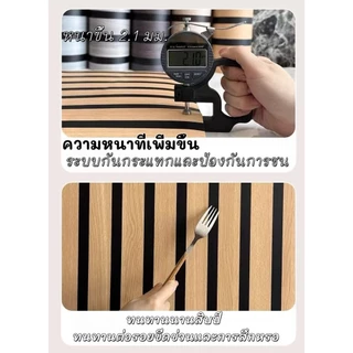 【SM】สติ๊กเกอร์ติดผนังลายไม้ PVC ติดเองได้ ยาว 5 ม. กันน้ำและกันความชื้นวอลเปเปอร์ติดผนังมีกาวในตัววอลเปเปอร์ติดผนังบ้าน