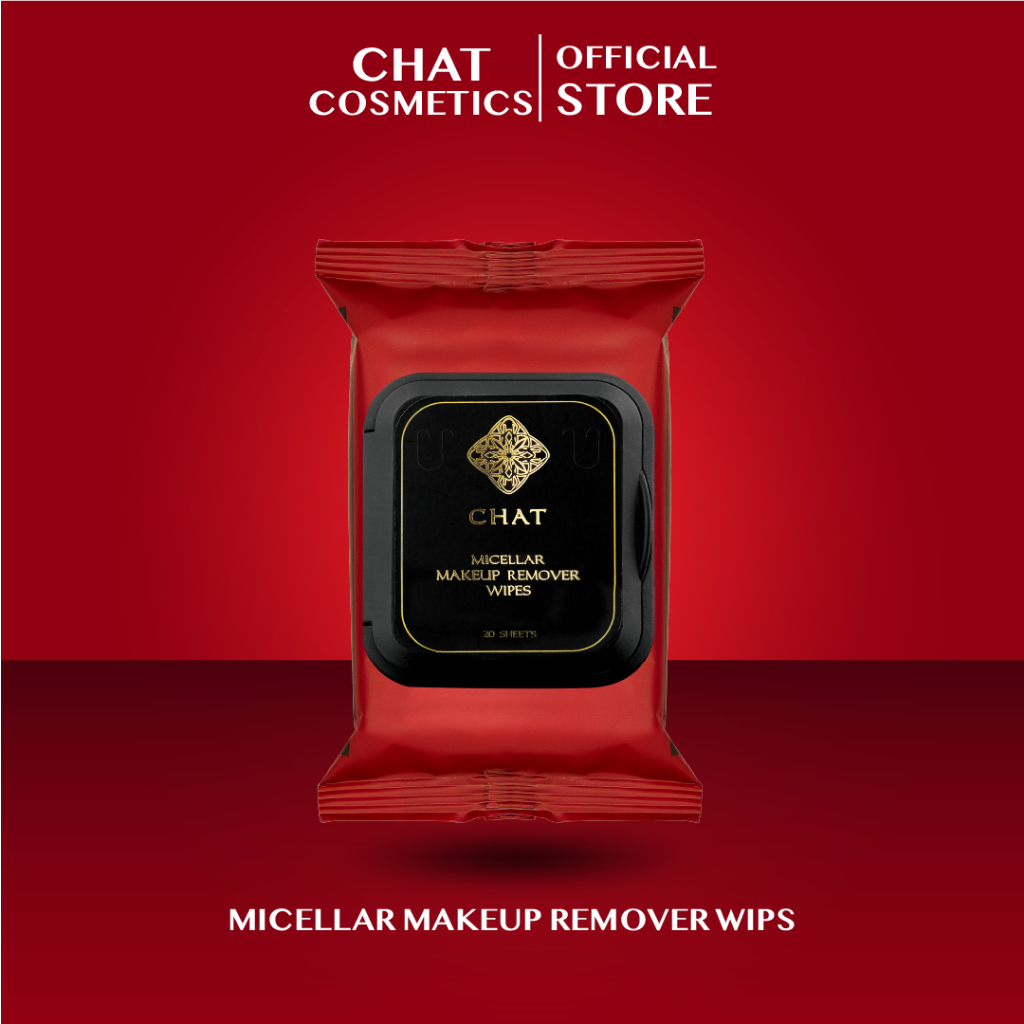 ฉัตร ไมเซลล่า เมคอัพ รีมูพเวอร์ ไวป์ CHAT Micellar Makeup Remover Wipes
