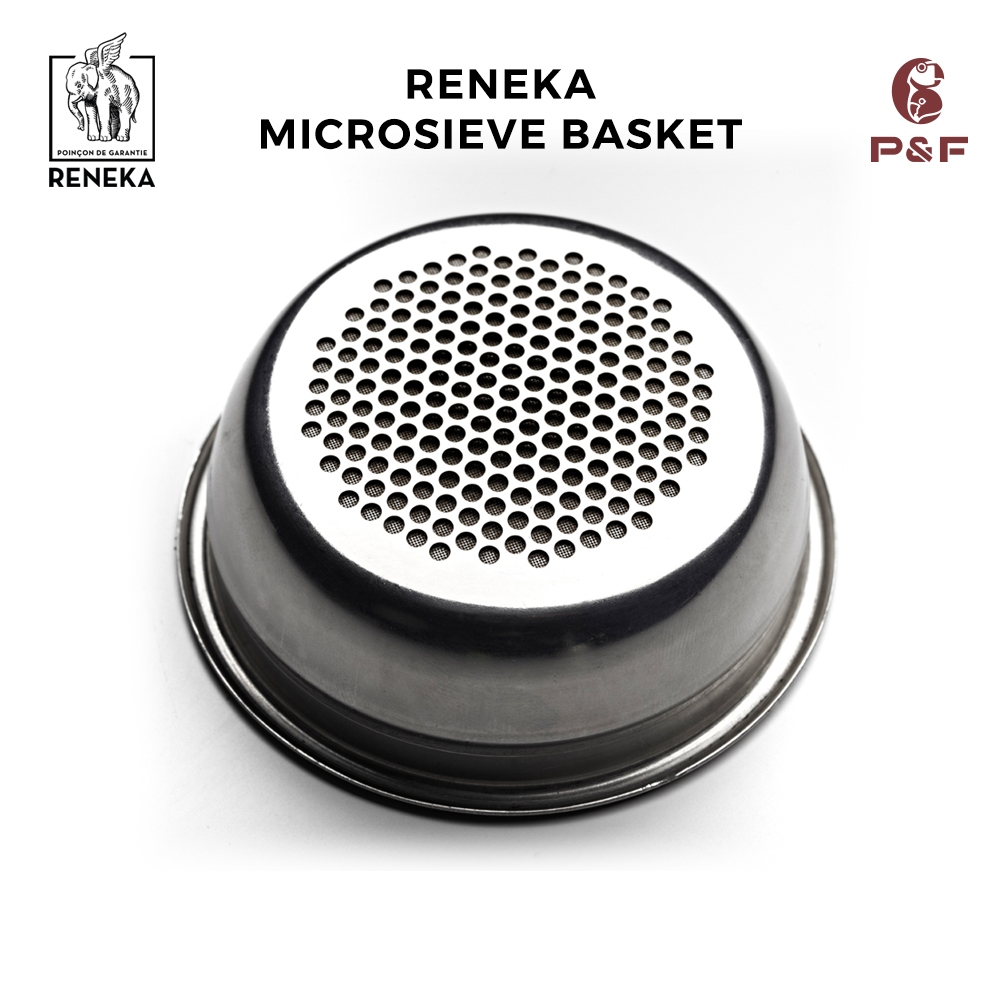 Reneka Microsieve Filter Basket ตะแกรงชงกาแฟ ขนาด 58mm (ตัวเลือกความจุ 18g และ 21g)| P&F Coffee