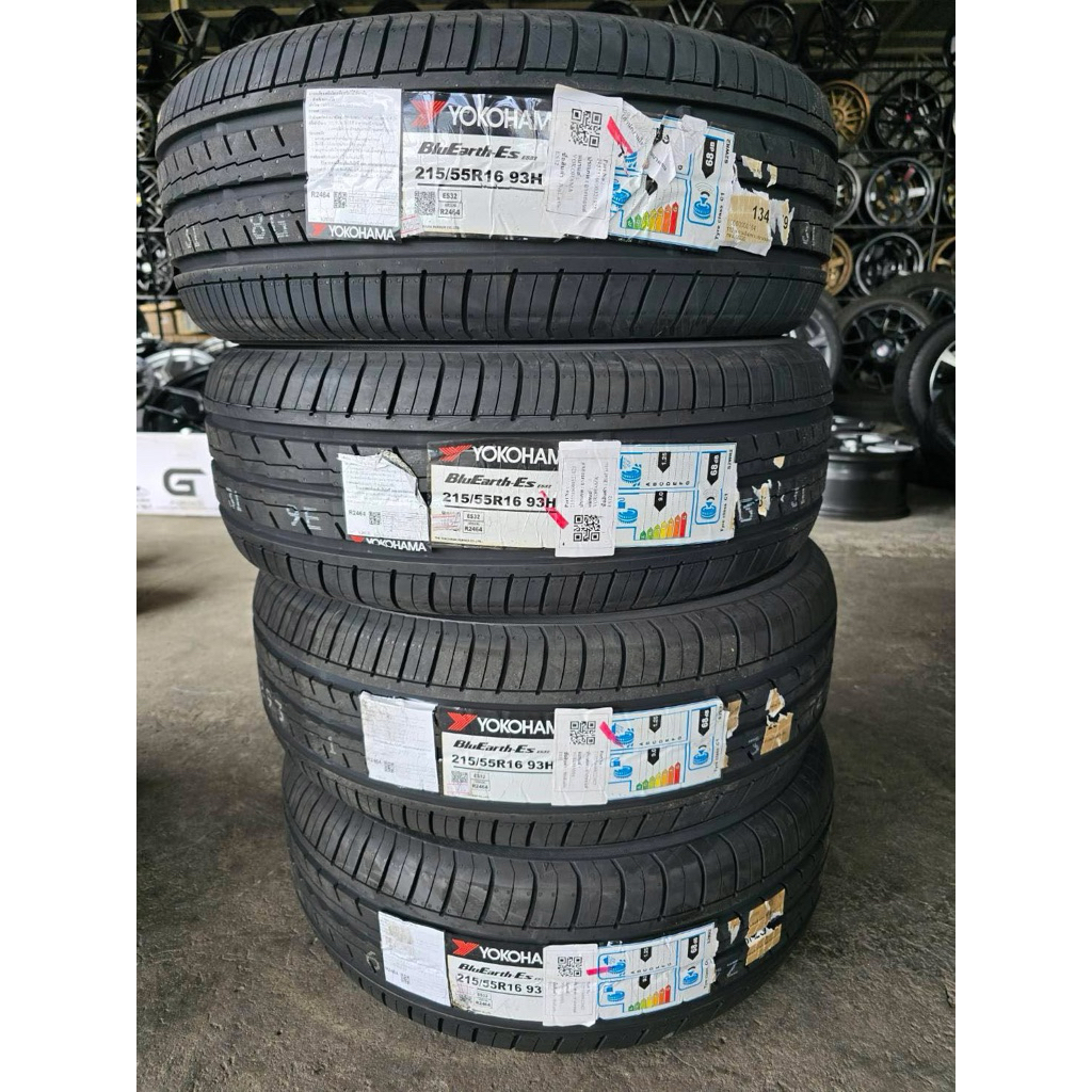 🚓🚗Yokohama ญี่ปุ่น 215/55/16 es32 ยางใหม่ปี25