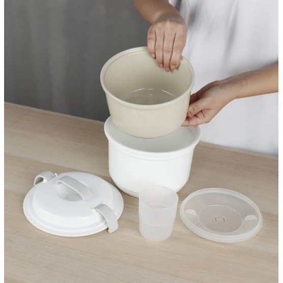 หม้อหุงข้าวไมโครเวฟ 5097 ชามนึ่งข้าวไมโครเวฟ หม้อหุงข้าว ปราศจากสารก่อมะเร็ง (BPA Free) - รูปที่ 3