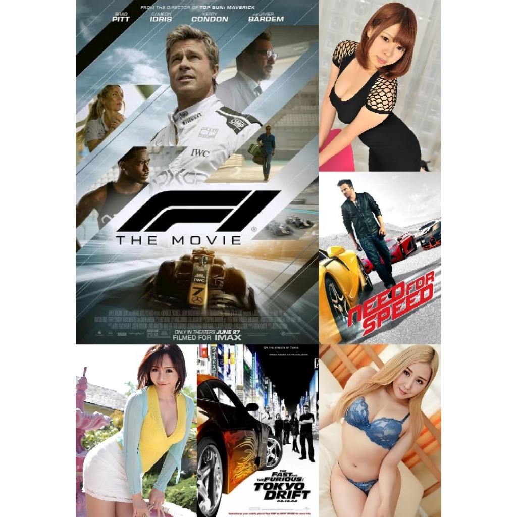 DVD/USB Flash drive F1 The Movie (2025) F1 เดอะ มูฟวี่