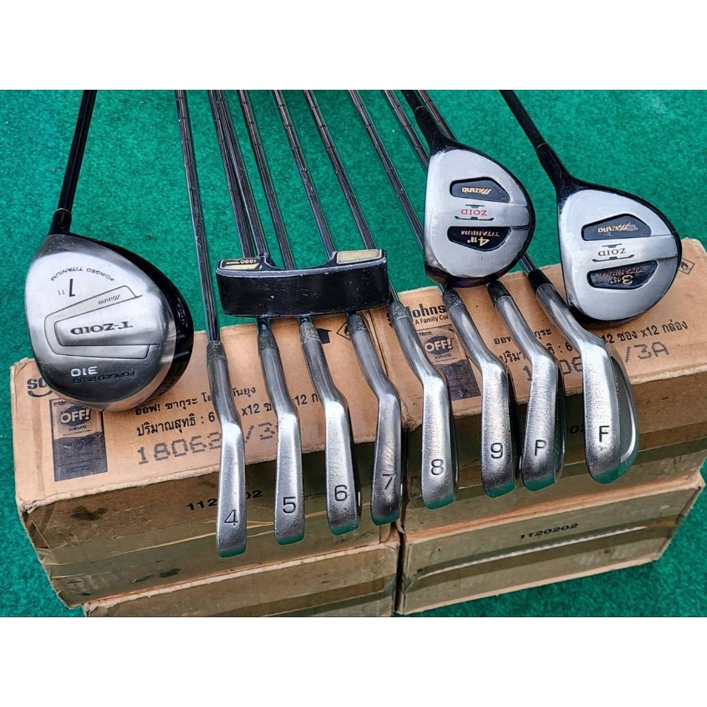 Sale 8.8:ไม้กอล์ฟมือสอง  ชุดกอล์ฟชาย Mizuno Pro MS-207 ก้านเหล็ก มือสอง (ไม่มีถุง)