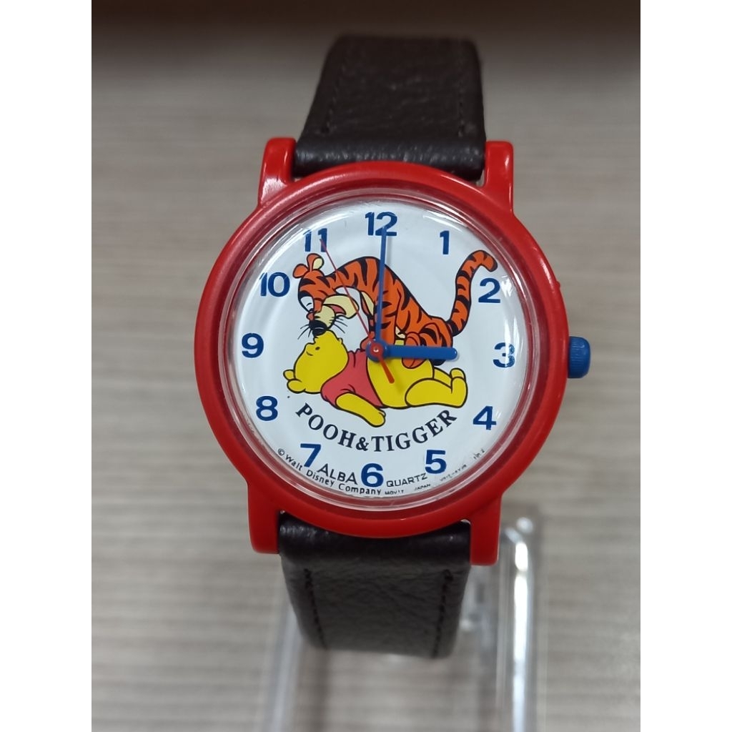นาฬิกามือสอง Alba pooh&tigger เดินพร้อมใช้งาน