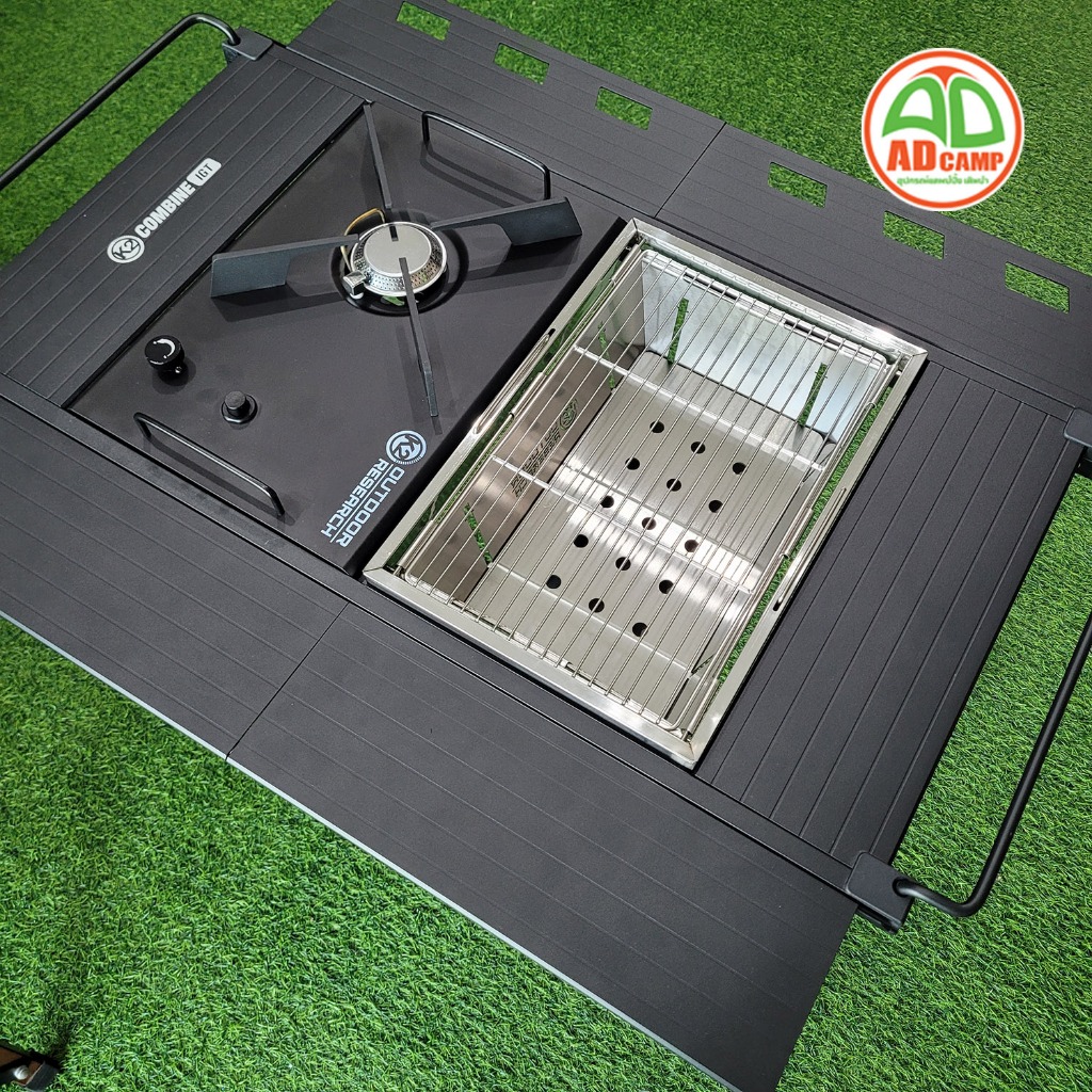 เตาปิ้งย่าง K2 IGT GRILL STOVE  เตาแคมป์ปิ้ง สแตนเลส SUS304  พับเก็บเร็ว ใช้กับโต๊ะ IGT ได้ - รูปที่ 6
