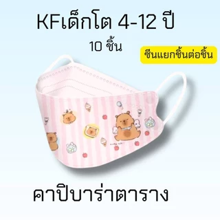 แมสเด็ก KF94 (งานซีนชิ้นต่อชิ้น)เด็กอายุ4-12ปี [แพคละ10ชิ้น]