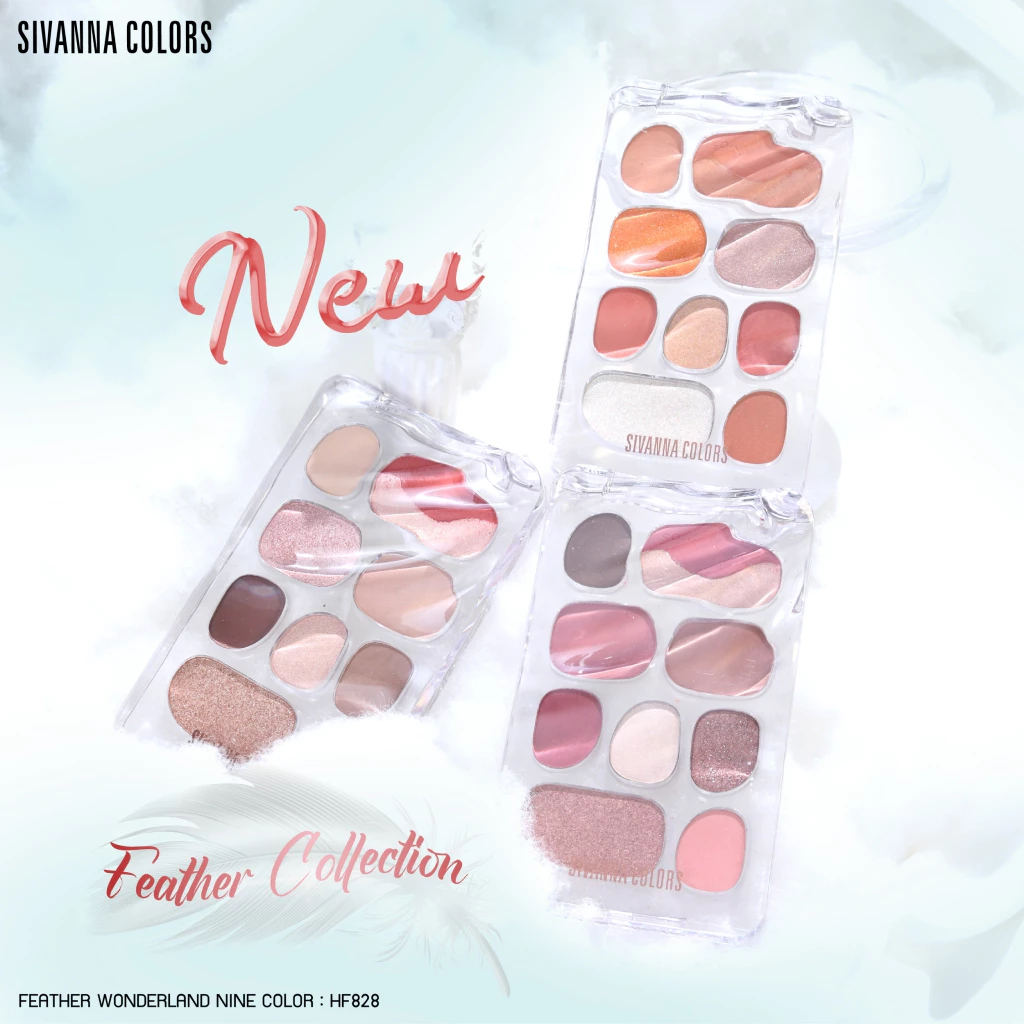 Sivanna Colors Feather Wonderland Nine Color HF828 อายแชโดว์ thumbnail 4