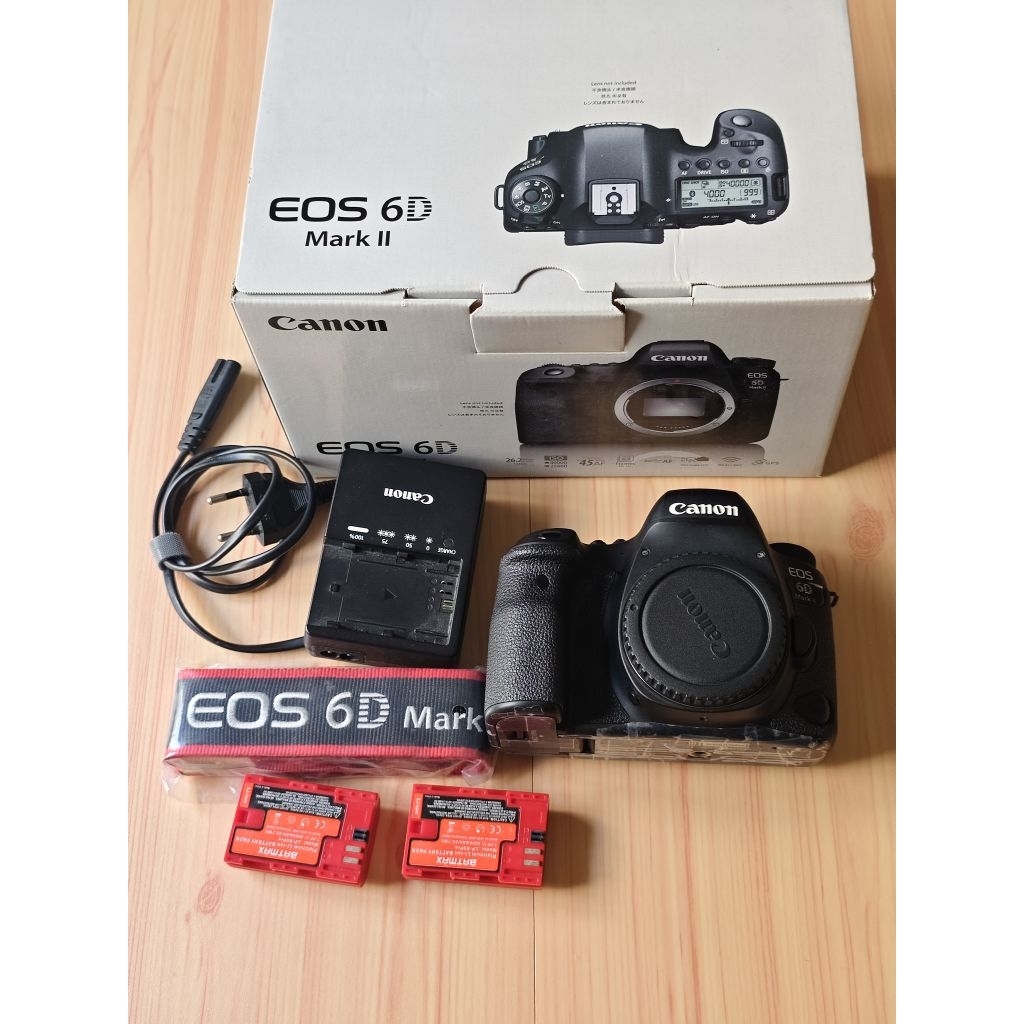 มือ2 กล้อง canon 6D mark2 จอพับได้ สภาพใช้งาน อดีตประกันร้าน