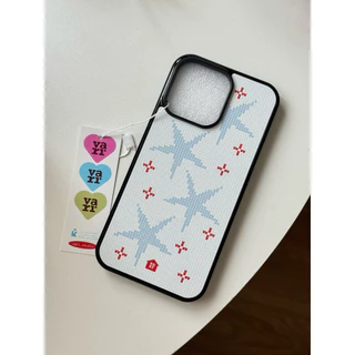 Phone Case Twinkle Pink Starry Knit เคสไอโฟน (ไม่มีแม่เหล็ก)