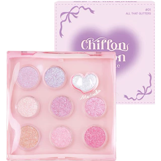 MEILINDA CHIFFON RIBBON EYE PALETTE เมลินดา ชิฟฟ่อน ริบบ้อน อายพาเลท MC3135