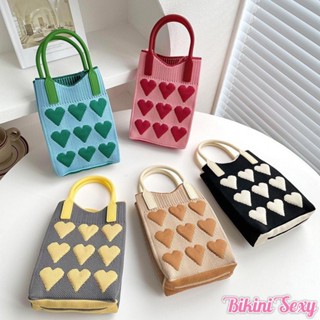 BikiniSexy🍁🍁กระเป๋าถือผ้าถัก ส่งไวจากไทยผ้าถัก กระเป๋า ใส่ขอ…