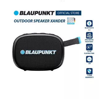 BLAUPUNKT ลำโพงบลูทูธพกพาง่าย 5 วัตต์ Bluetooth 5.3 กันน้ำ IPX6 แบตเตอรี่ 1400mAh รุ่น XANDER