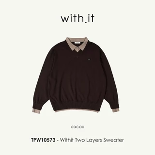 Withit Two Layers Sweater สเวตเตอร์ดับเบิ้ลเลเยอร์ - TPW10573