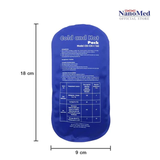 เจลประคบร้อน-เย็น Nanomed Cold & Hot Pack พร้อมถุงผ้าเนื้อดีและซอง