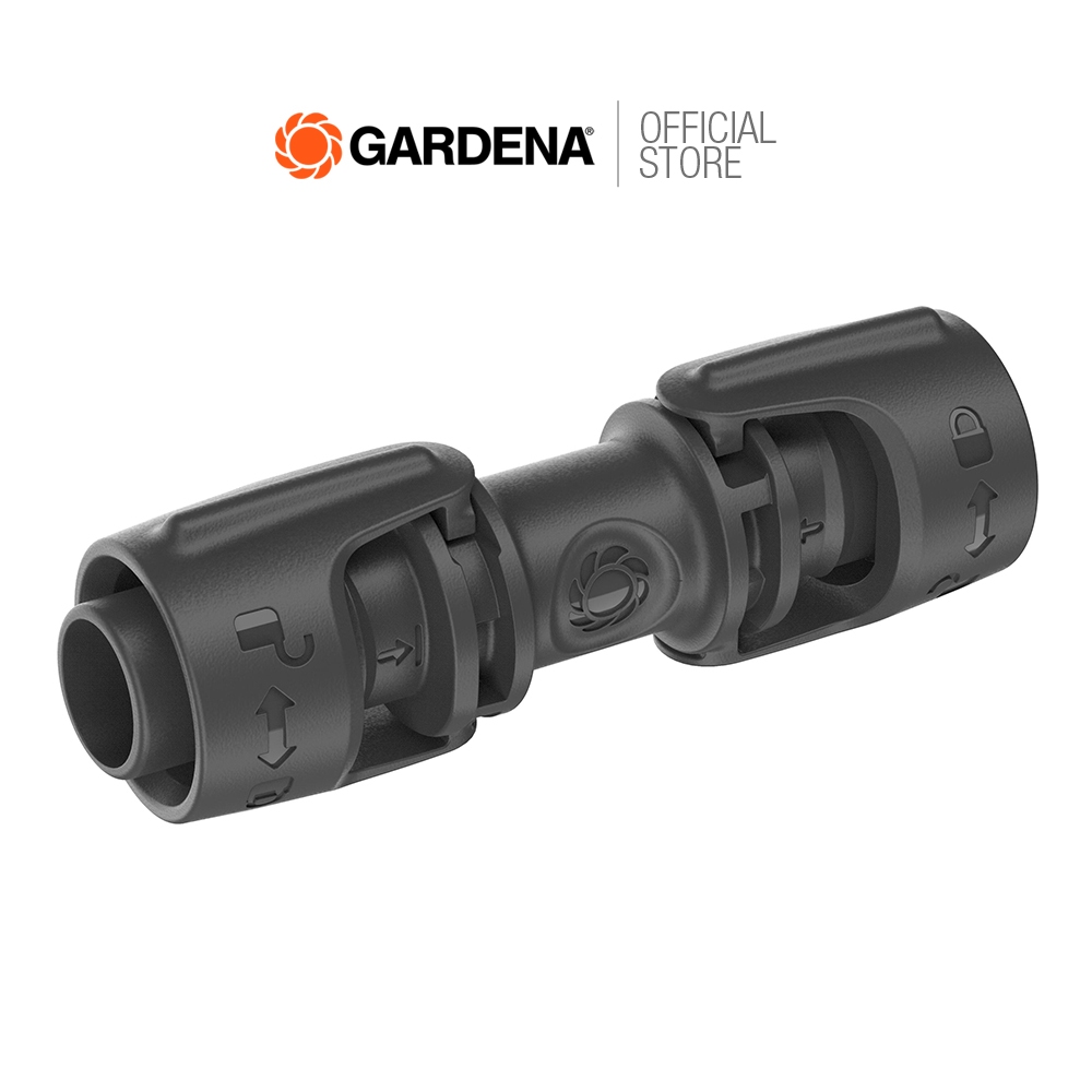 GARDENA ข้อต่อสำหรับชุดท่อน้ำหยดต่อขยายขนาด 13 มม. (1/2") (13203-20) (3 ชิ้น)