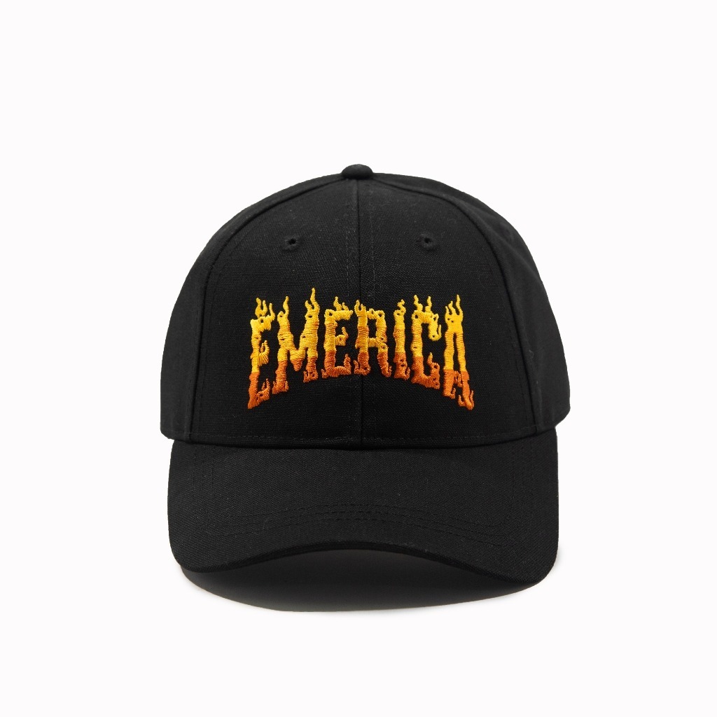 (ของแถมงดจำหน่าย) EMERICA หมวกแก๊ป GAS CAN FLAME LOGO BASEBALL CAP