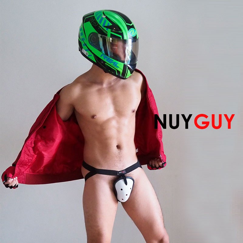 นายกาย NUYGUY กางเกงในผู้ชายกระจับแบบ Jockstrap ขนาดฟรีไซส์