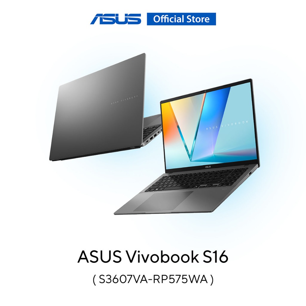 ASUS Vivobook S16 (S3607VA-RP575WA) 16" (1920x1200), C5-210H 2.2G, 16GB, 512GB SSD, W11 & MS Office