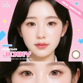คอนแทคเลนส์[กลาง] Jenny Light Brown / Brown / Gray (Kitty Kawaii) ☁️ มี อย.ไทย