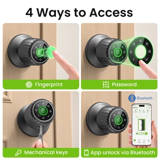 GHome Smart กลอนประตูดิจิตอล Bluetooth Smart knob Lock KD03 PRO รับประกัน 1 ปี - DIMI