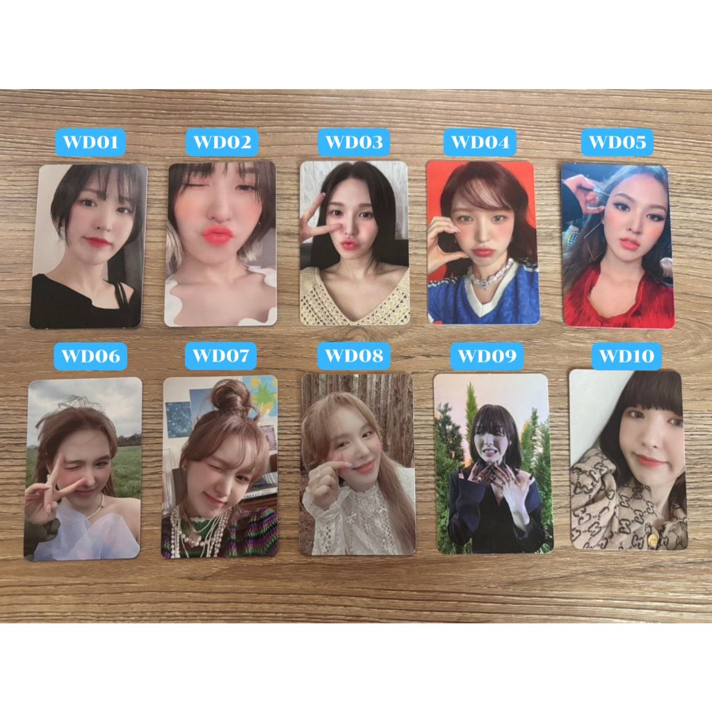 (พร้อมส่ง) การ์ด Red Velvet Wendy เวนดี้ ของแท้ 💯%