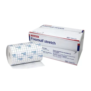 Fixomull Stretch ฟิกซ์โซมูล แผ่นเยื่อกระดาษ ปิดแผล ขนาด 10 CM X 2 M จำนวน 1 กล่อง 18068