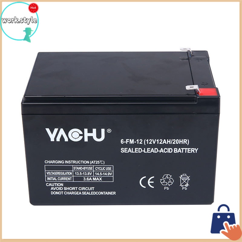 12V12AH/20HR แบตเตอรี่แห้ง UPS แบตเตอรี่แห้ง แบตเตอรี่แห้ง แบตเตอรี่เครื่องสำรองไฟ ไฟฉุกเฉิน เครื่องมือเกษตร แบตเตอรี่กร