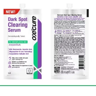 [ซอง] Oxe'cure Dark Spot Clearing Serum 5ml. เซรั่ม สูตรเข้มข้น สำหรับผิวที่เป็นสิว Oxecure