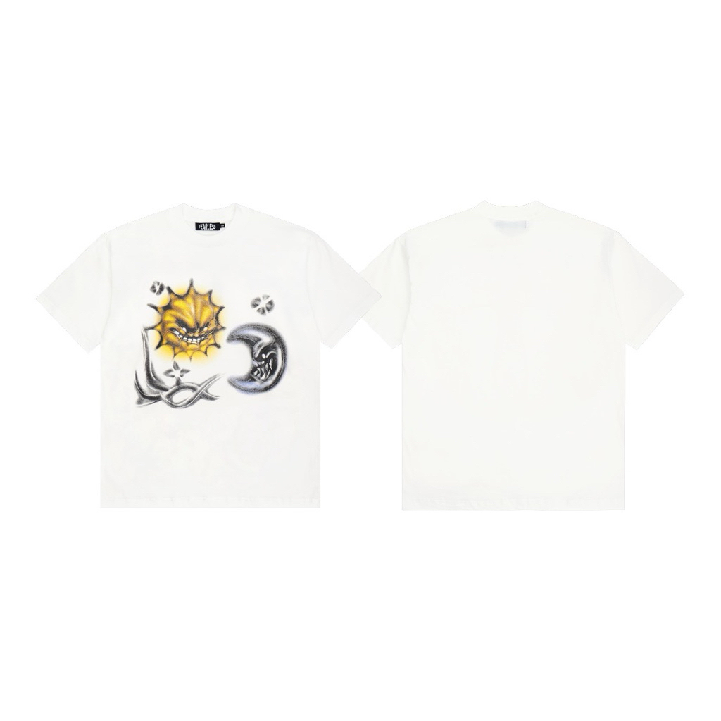 FEARLESS “SUN X MOON” CROP T-SHIRT