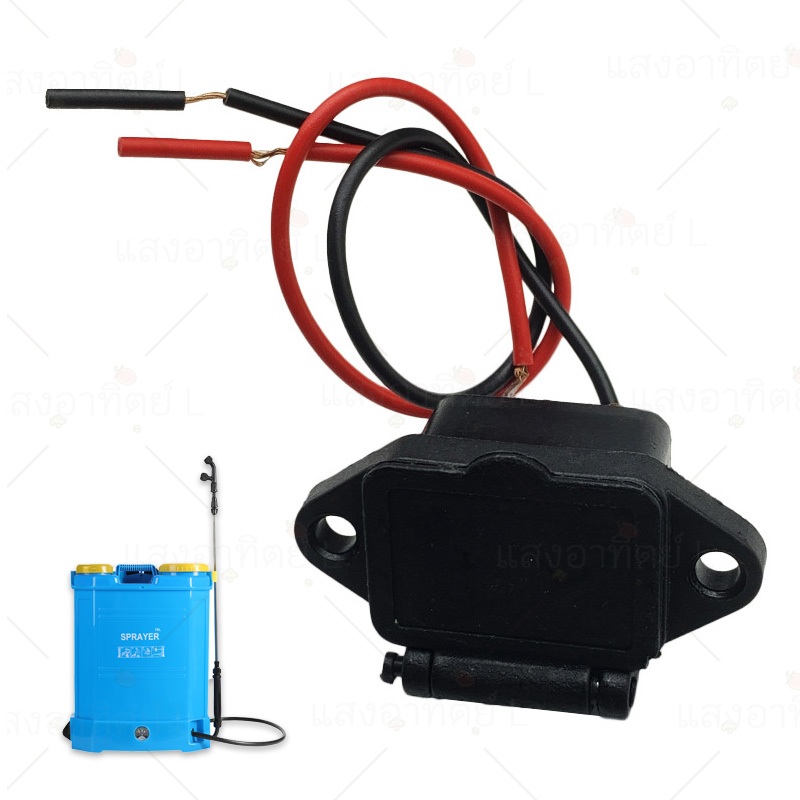 สวิตช์ควบคุมความเร็วไฟฟ้า 12V สวิตซ์ปรับวอลุ่ม เต้าเสียบ รูปที่ 3